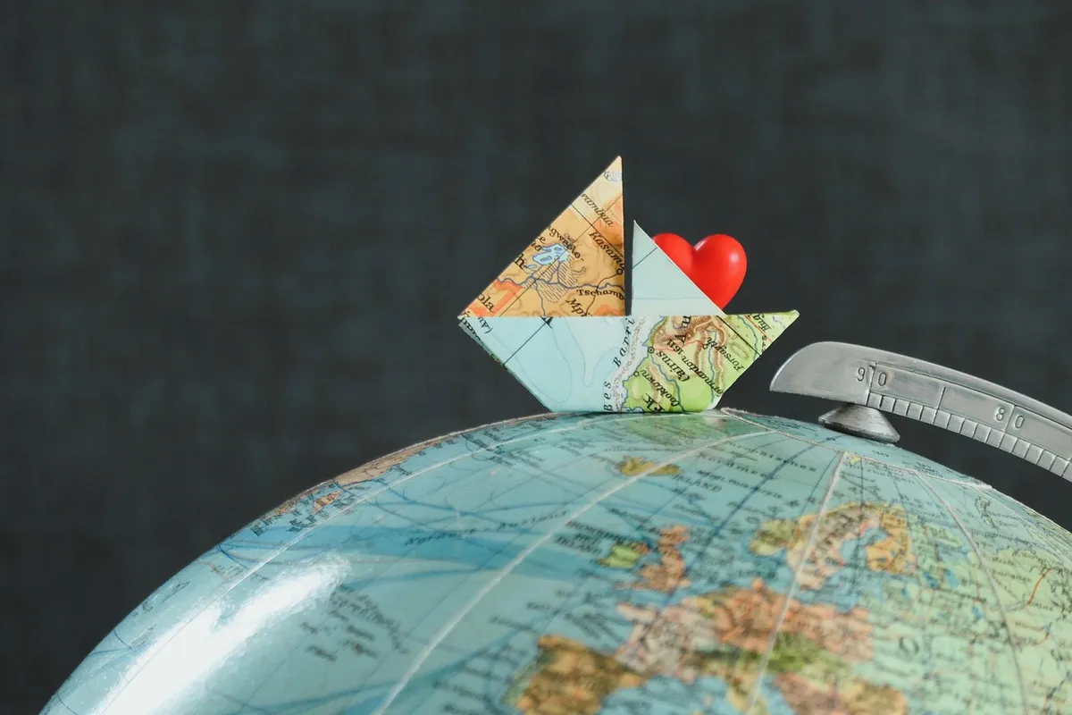 globe, ship, exploration, to travel, heart, adventure, world, explore, vacation, sea, water, wedding, sail, world travel, nature, vacations, plane, coupon, wand